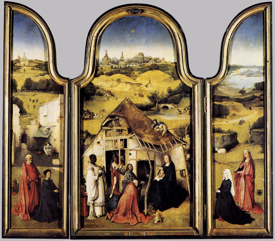 Triptych of The Adoration of the Magi