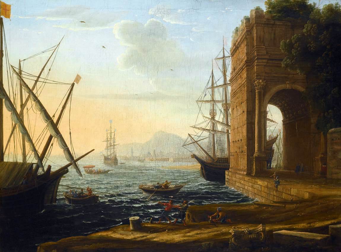 Ein mediterraner Hafen