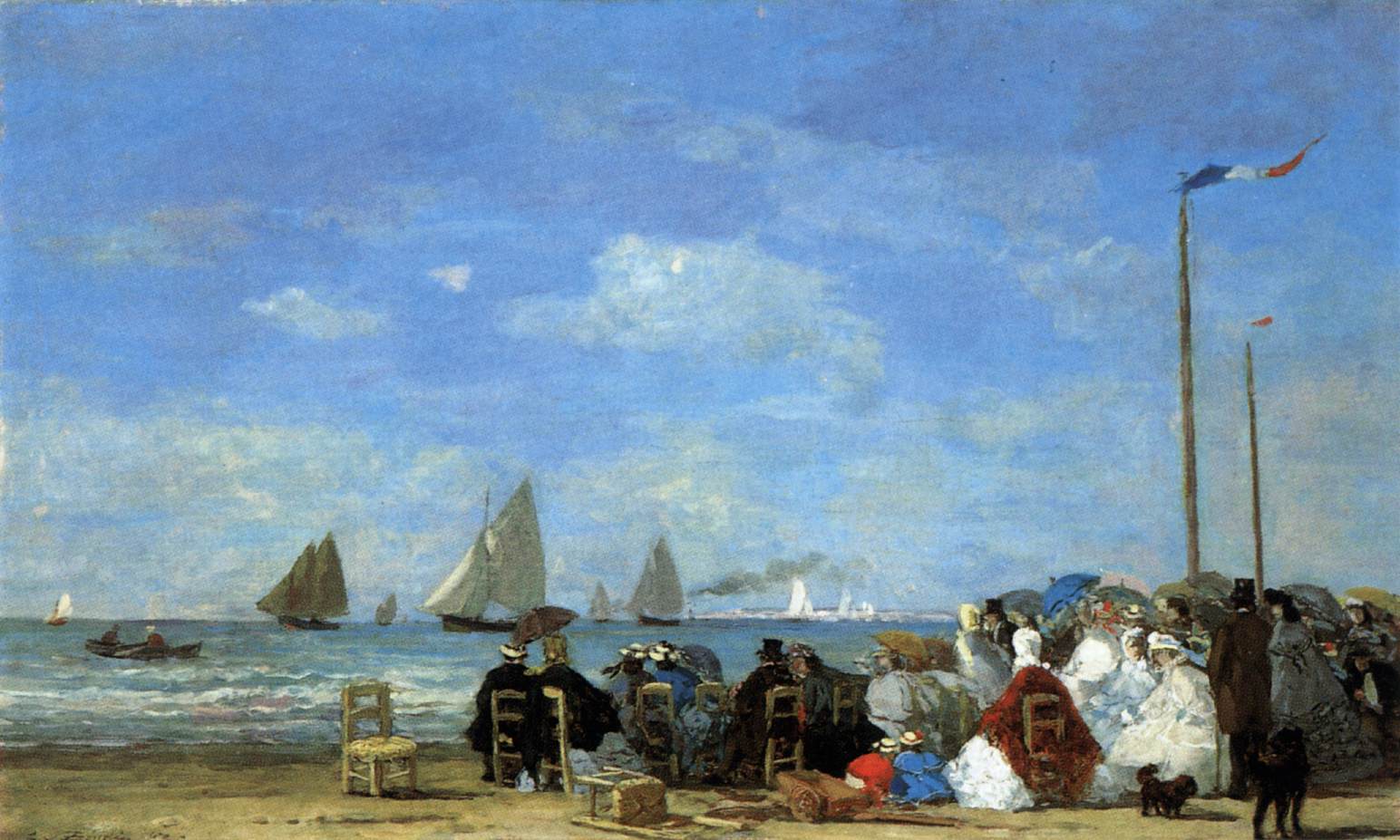 Scene from The Beach, Troubille