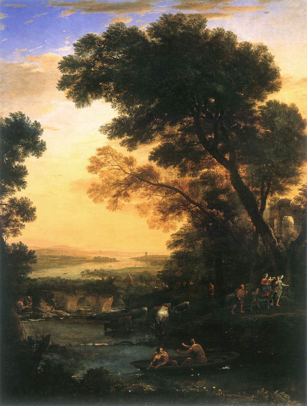 Ideal Landscape with Flight into Egypt