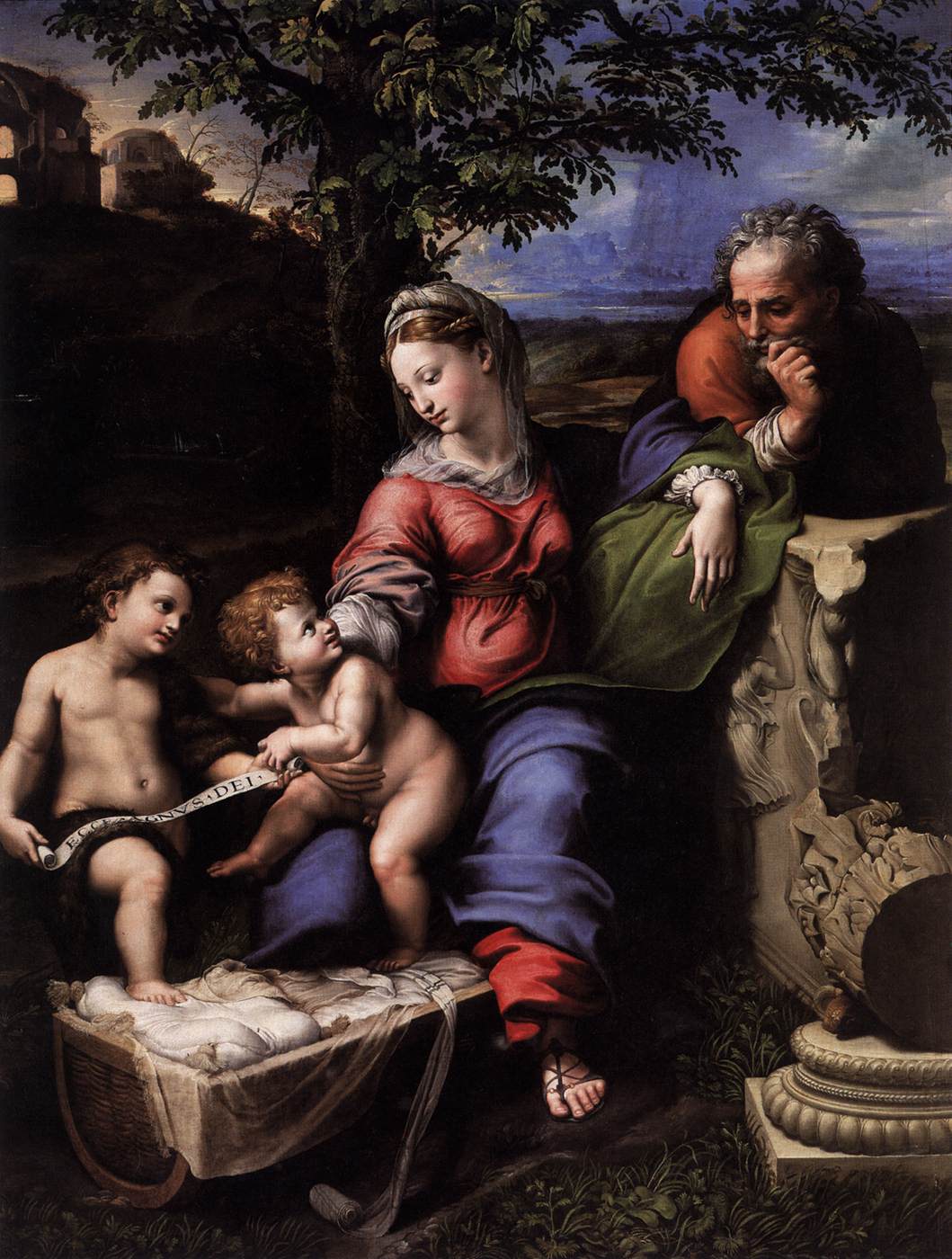 The Holy Family Under the Oak