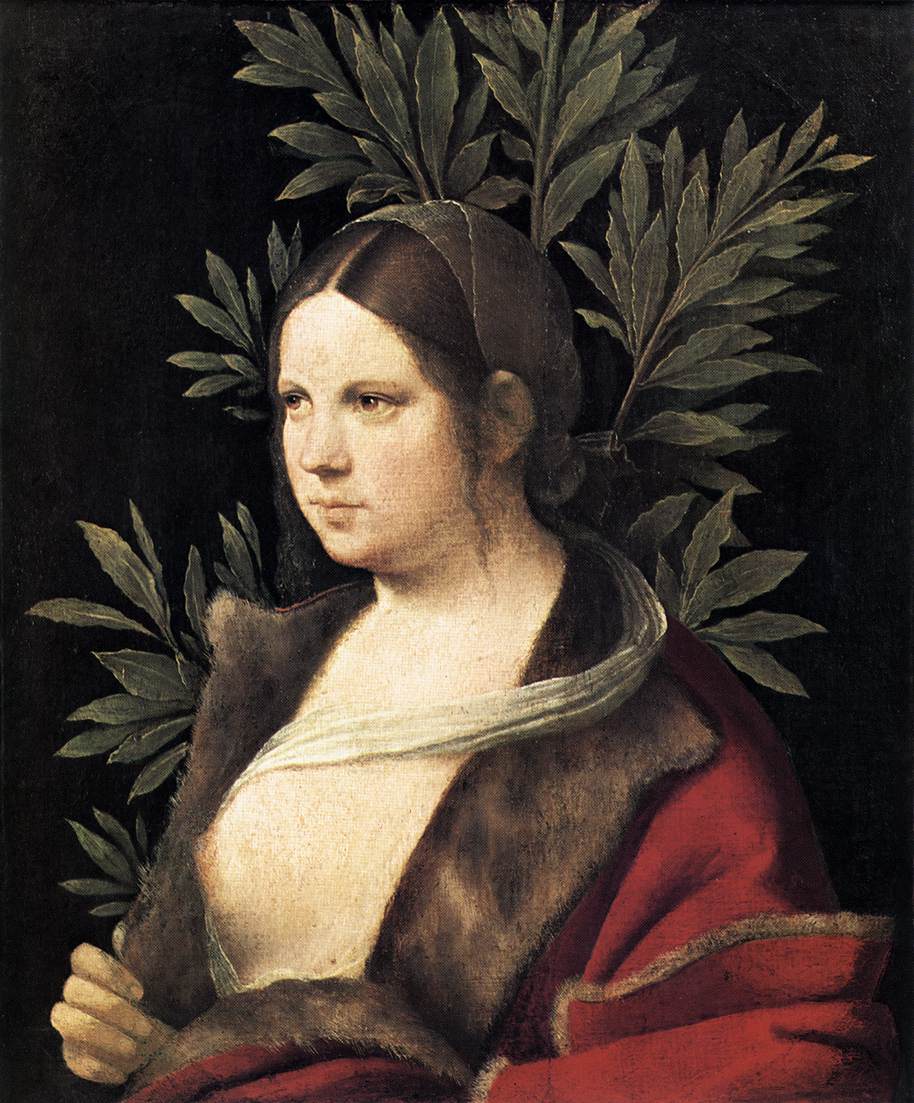 Portret van een jonge vrouw (Laura)