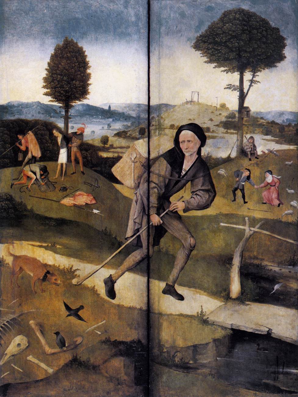 Haywain Triptych (ailes extérieures)