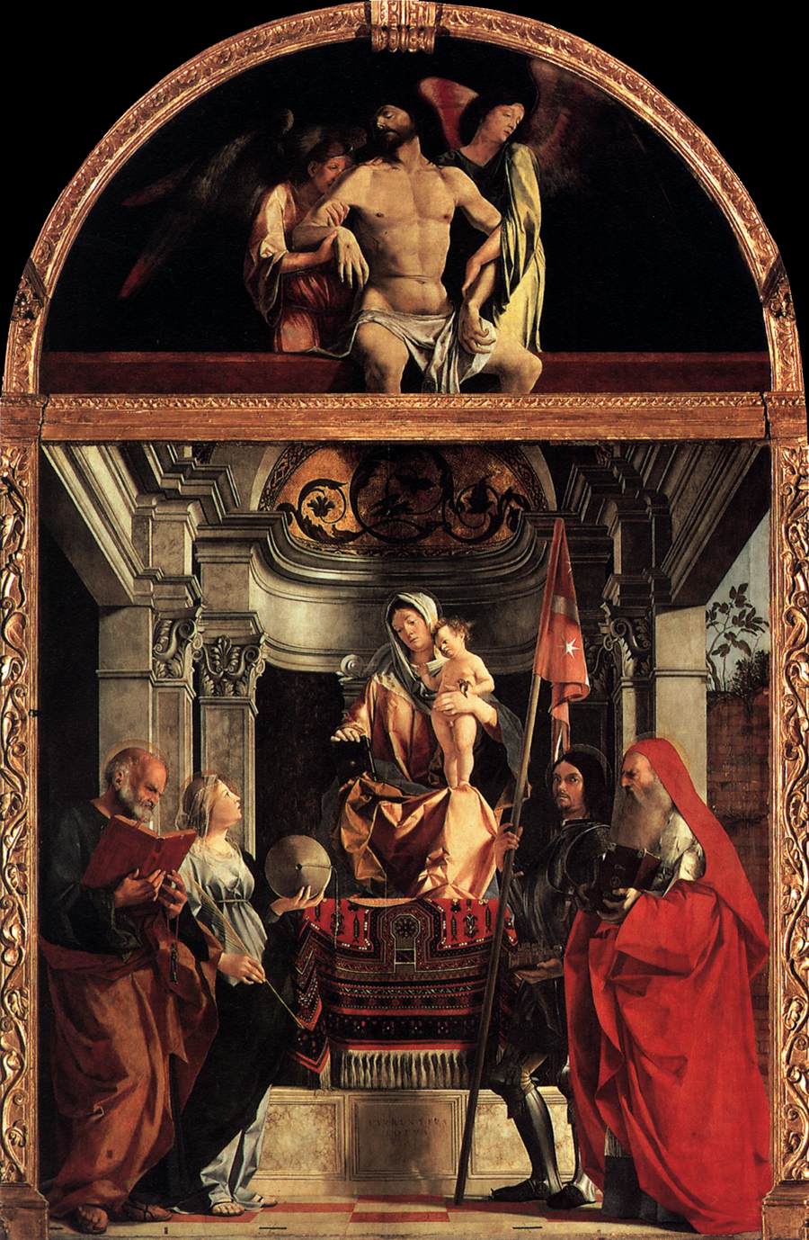 Madonna and Child with Saint Peter, Cristina, Liberale and Jerome