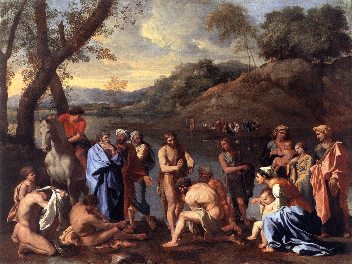 San Juan Bautista baptise les gens