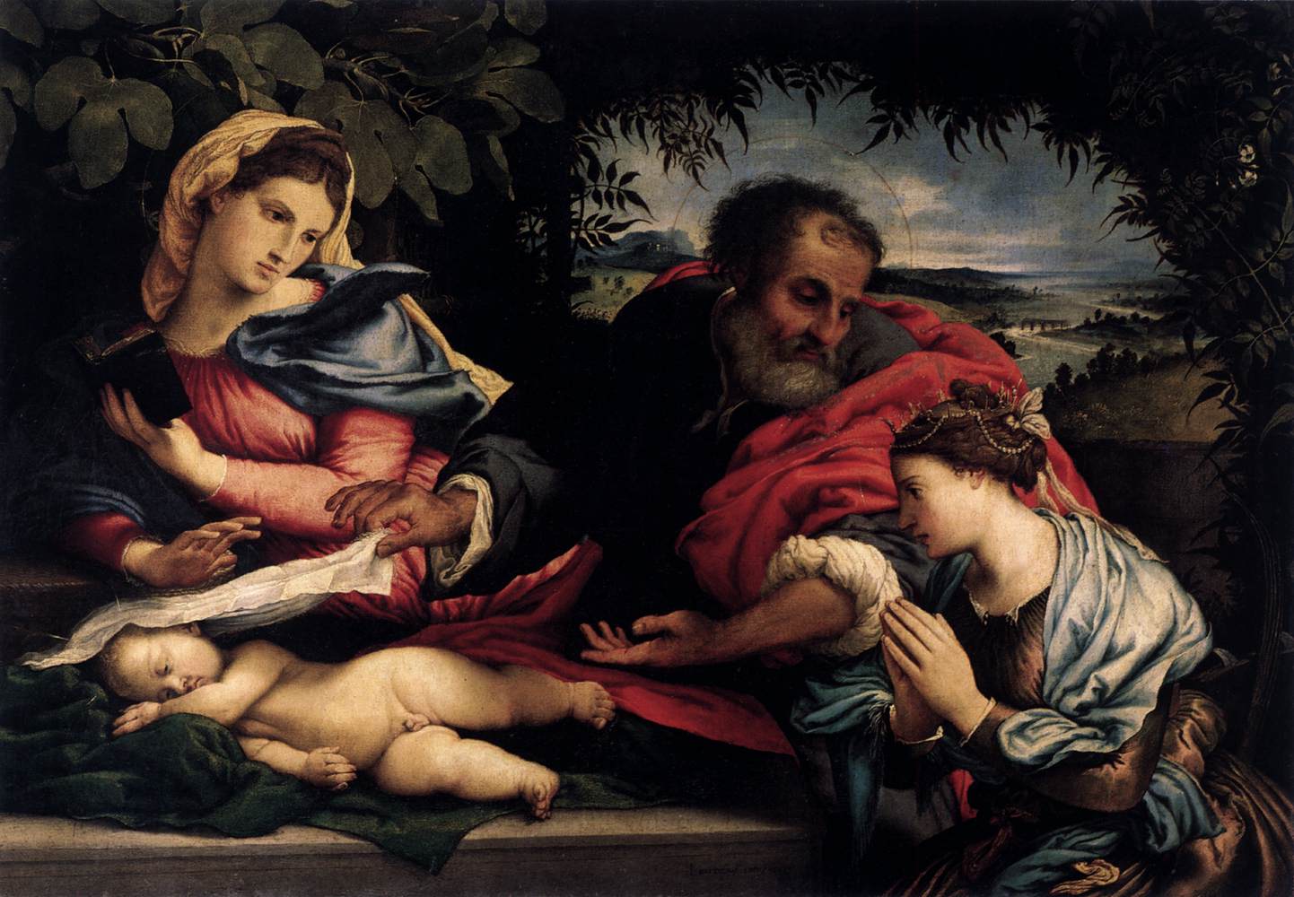 The Holy Family with Saint Catherine of Alexandria