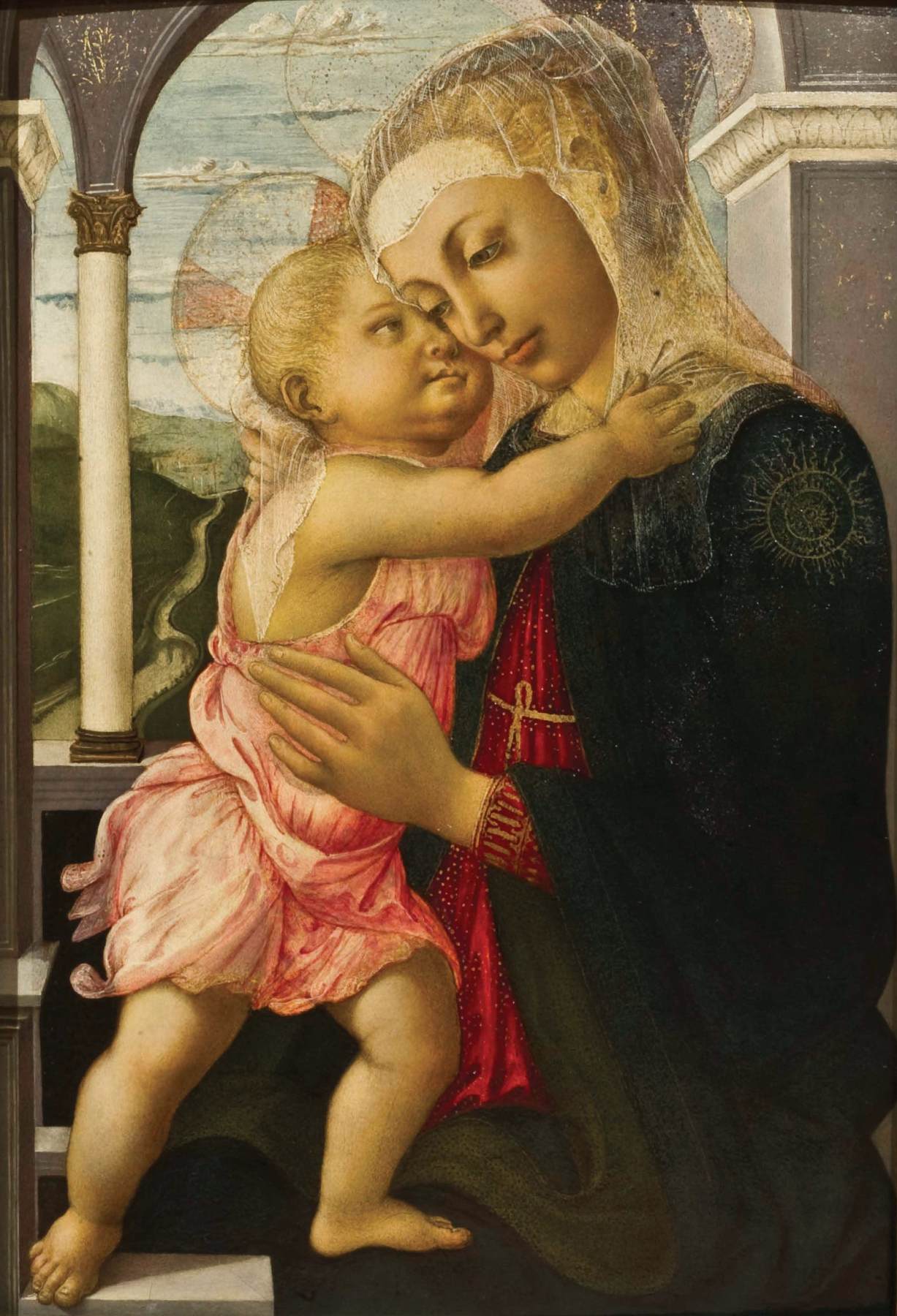 Die Jungfrau und das Kind (die Jungfrau der Loggia)