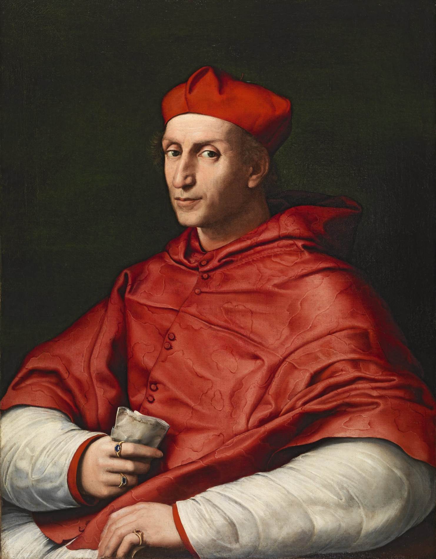 Portrait of Cardinal Bibbiena