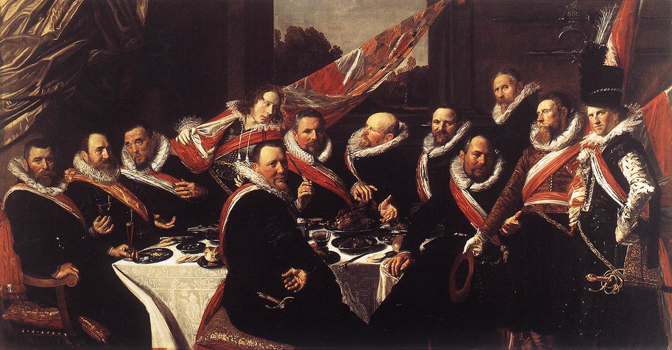 Banquete van de Civic Guard -officieren van San Jorge