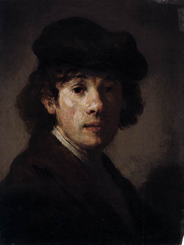 Rembrandt quando era jovem