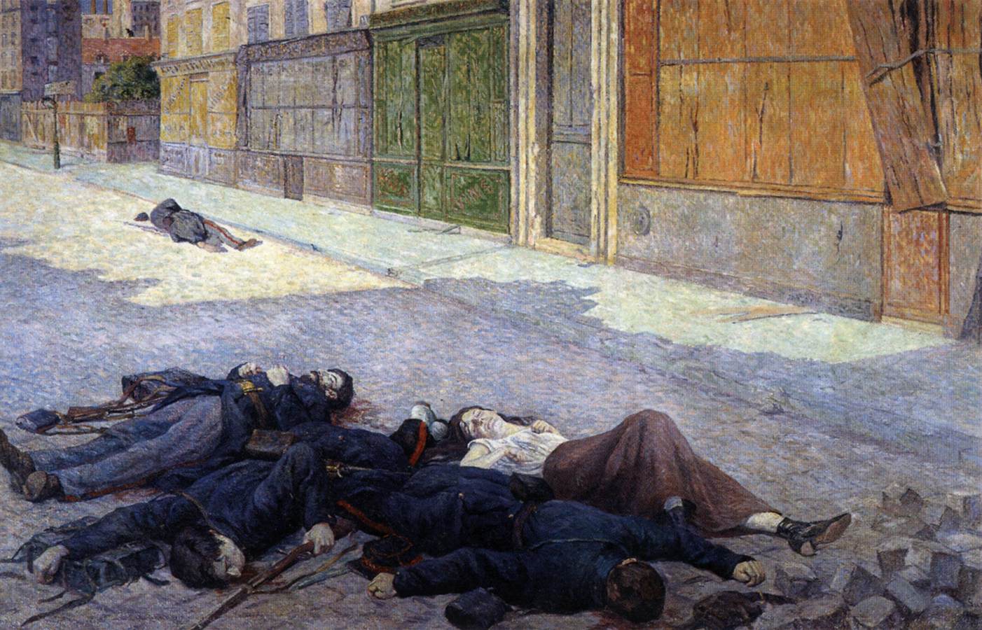 En gade i Paris i maj 1871