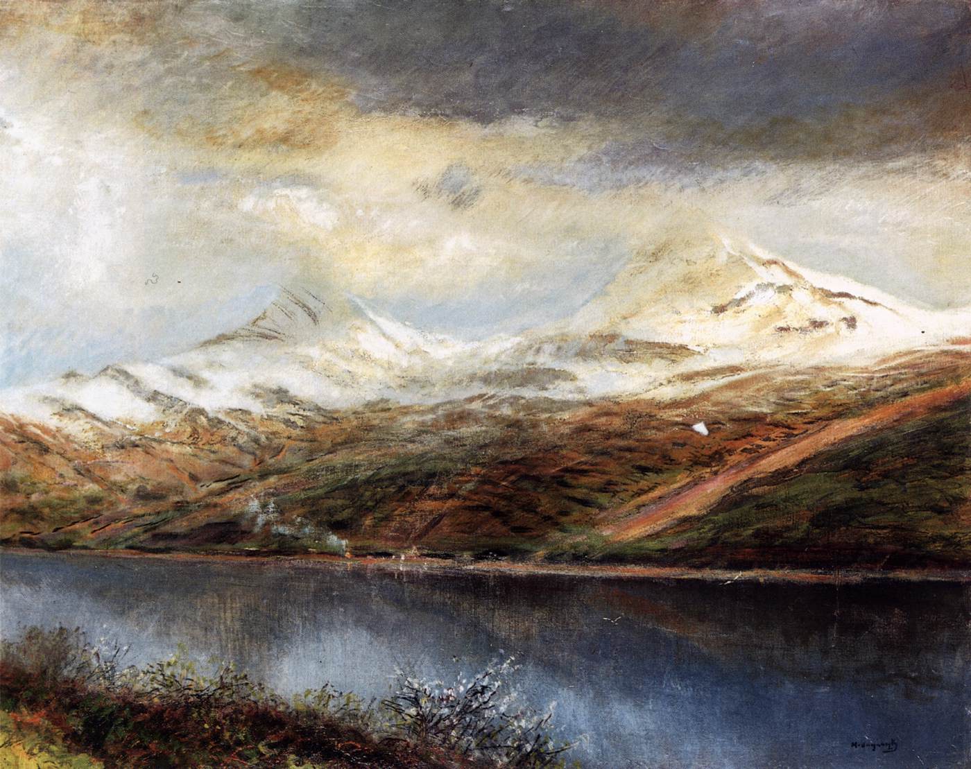 Mountain Landscape with Lake