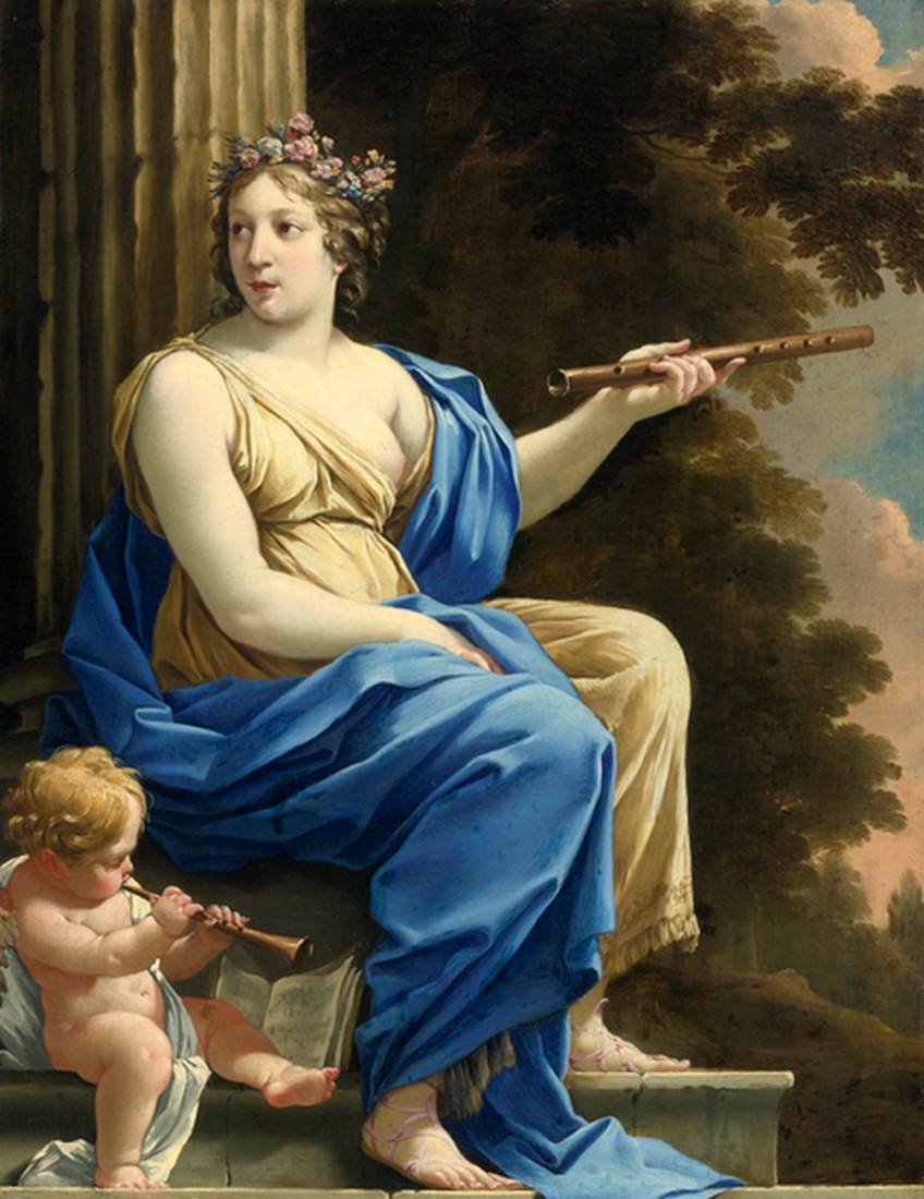 Euterpe, Muse of Music and Liryc Poetry