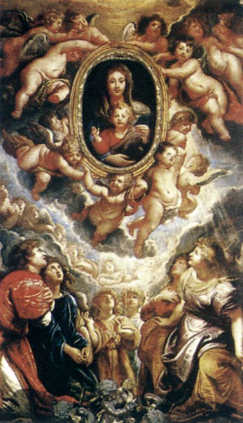 La Virgen Adorada Por Ángeles (La Virgen de la Vallicella)