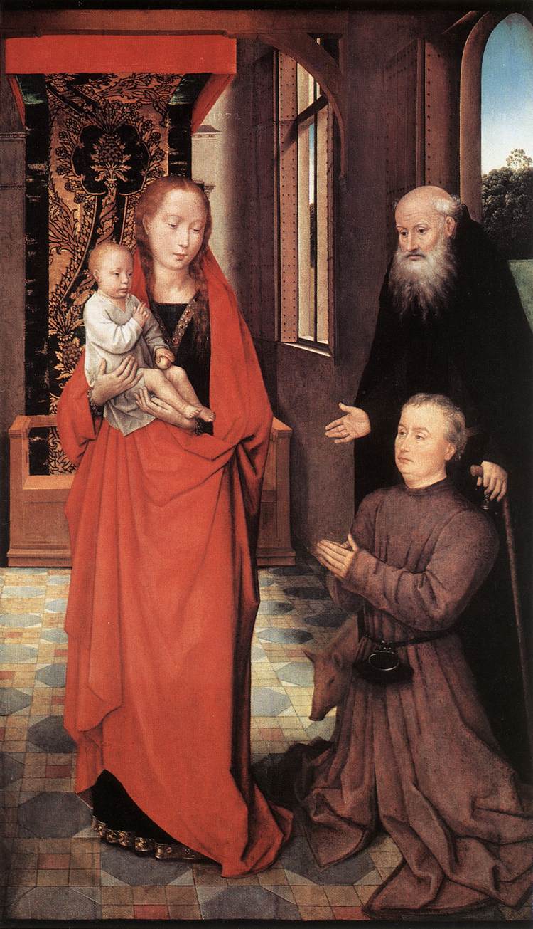 Virgin and Child with Saint Anthony the Abbot and a Donor