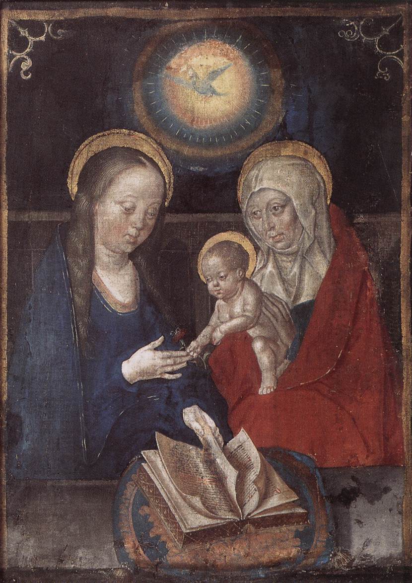 Die Jungfrau und das Kind mit Santa Ana