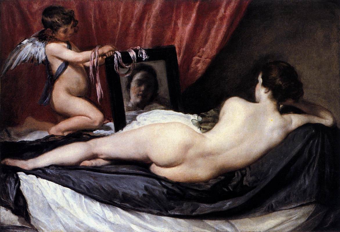 Venus in seinem Spiegel (die Venus von Rokeby)