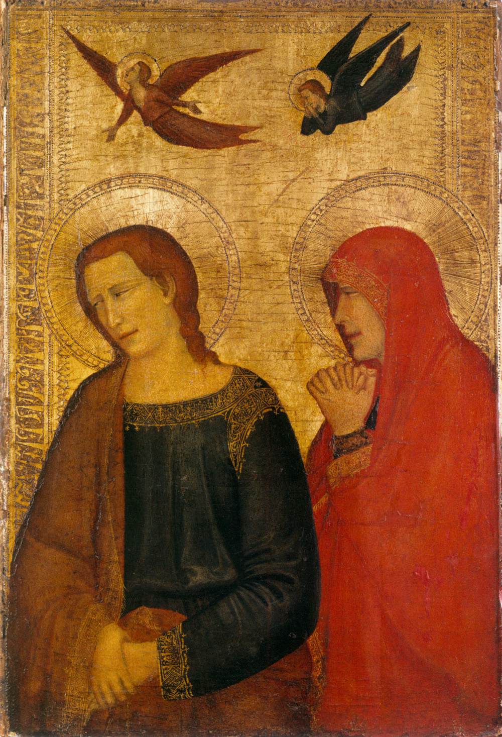Saint Jean l'évangéliste et María Magdalena