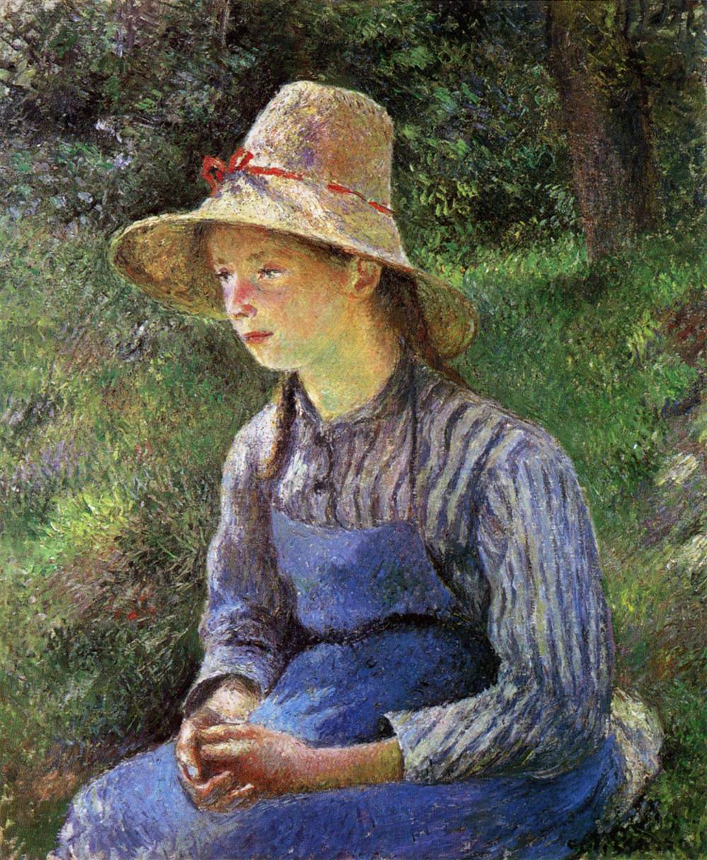 Young Peasant Woman with a Hat