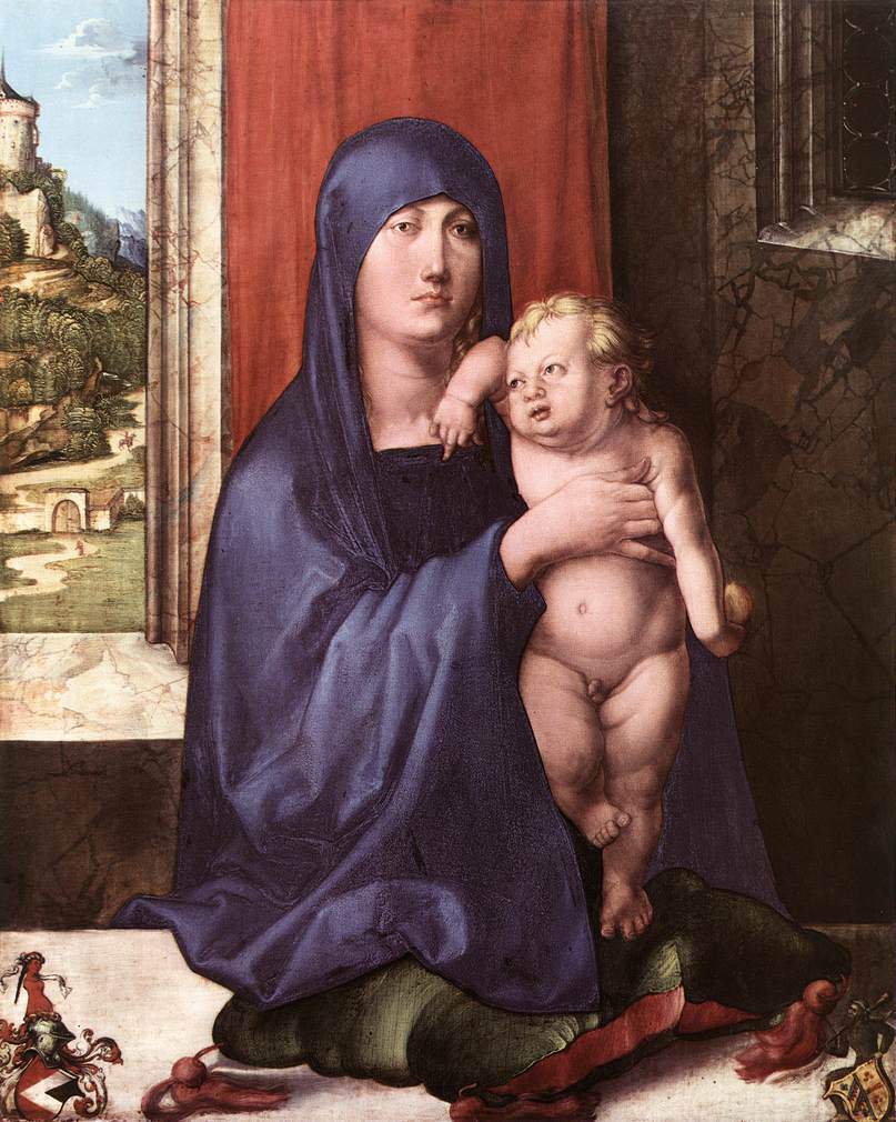 La Vierge et l'enfant (Haller la Virgen)