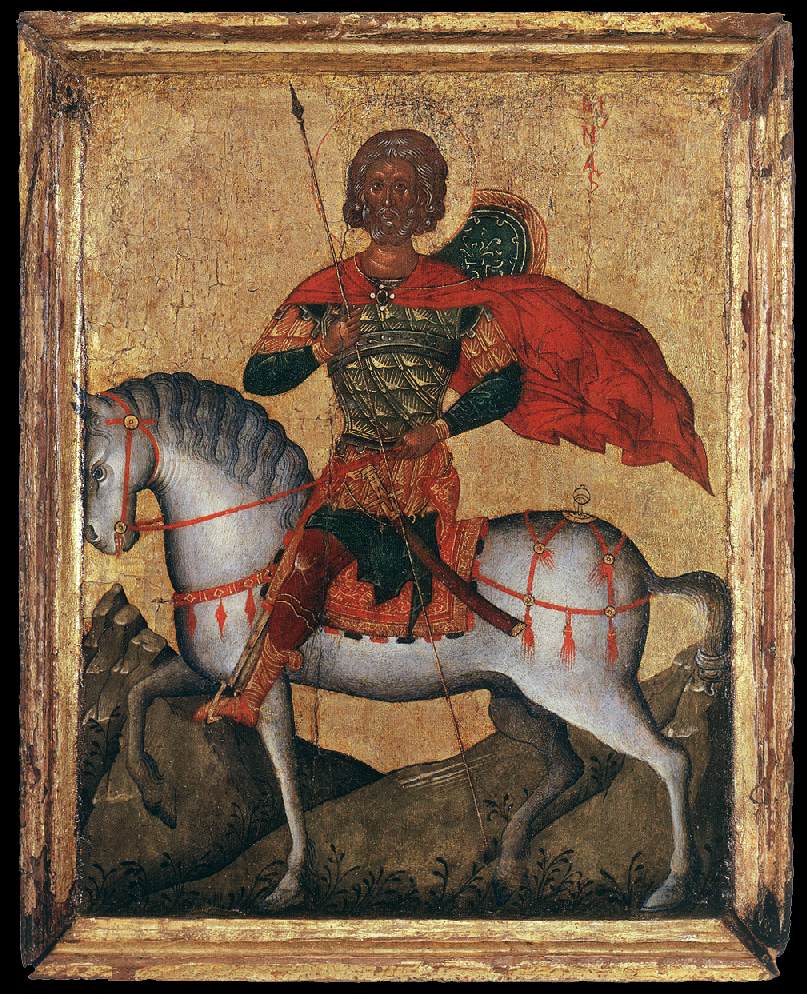Saint Menas of Egypt on Horseback
