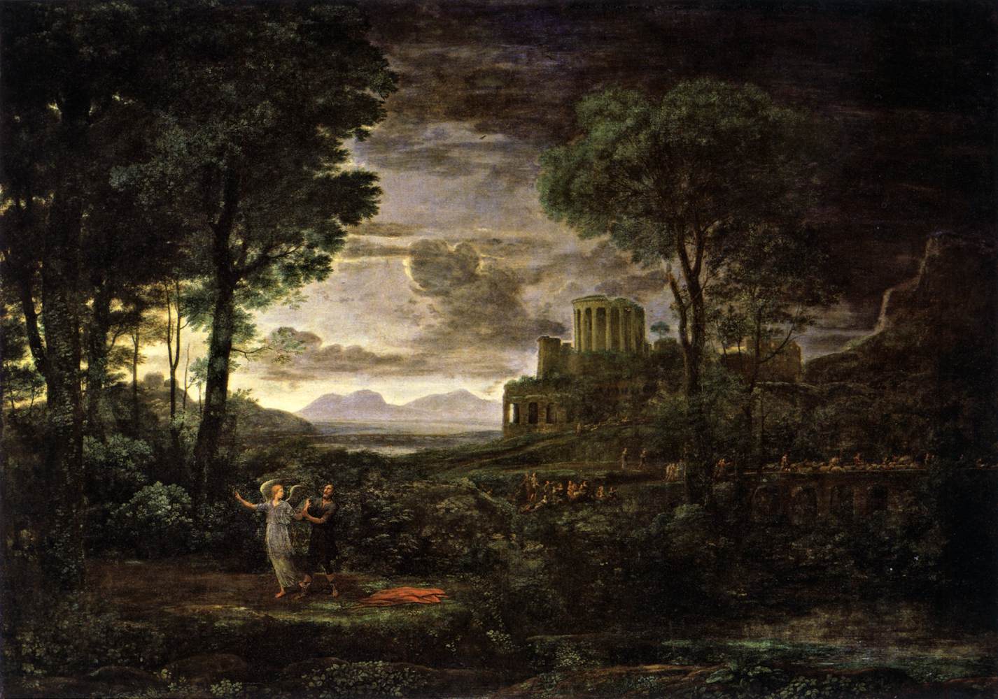 Paysage avec Jacobo se bat avec l'ange