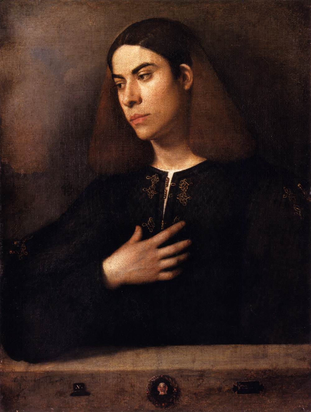 Portret młodego mężczyzny (Antonio Broccardo)
