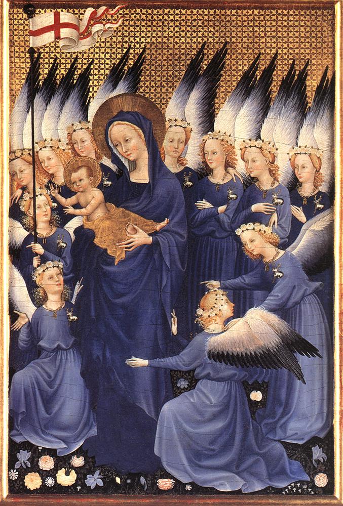 Díptico de Wilton: La Virgen y el Niño con Ángeles