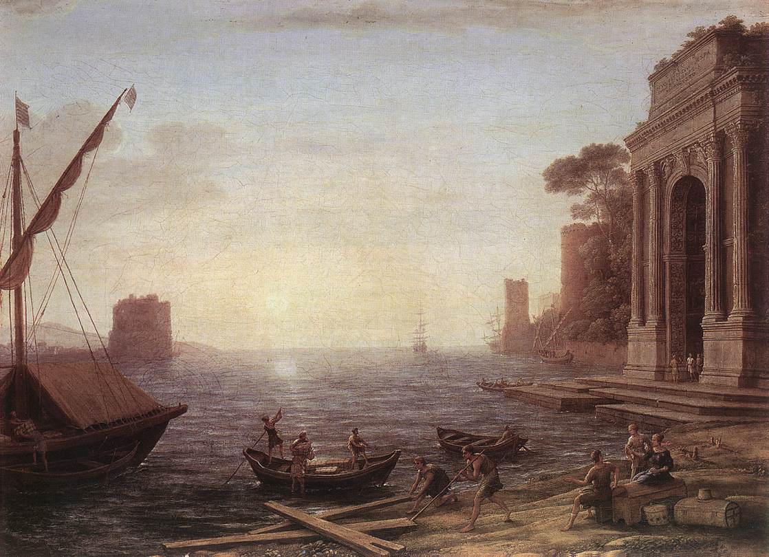 A Seaport at Dawn