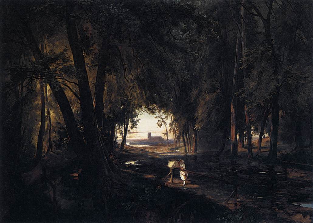 Der Wald in der Nähe von Spandau