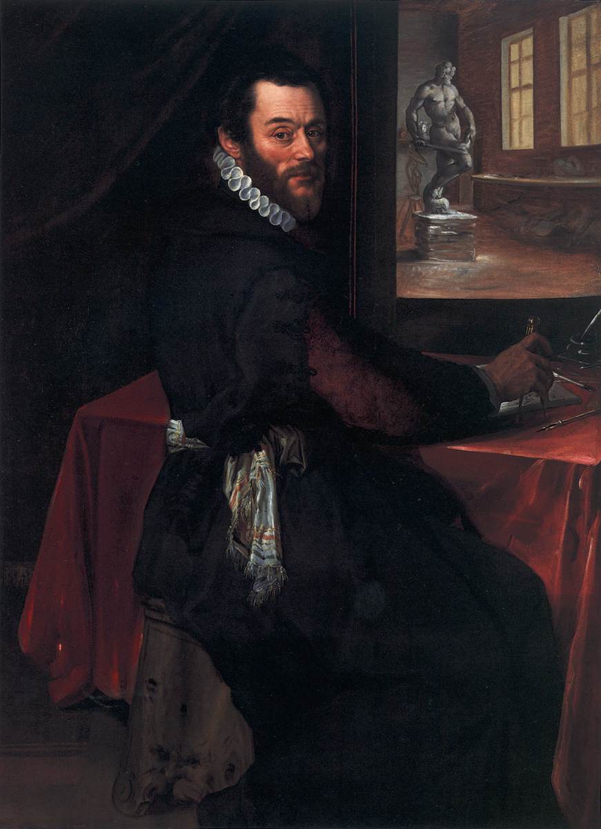 Portrait of Giambologna in his Study