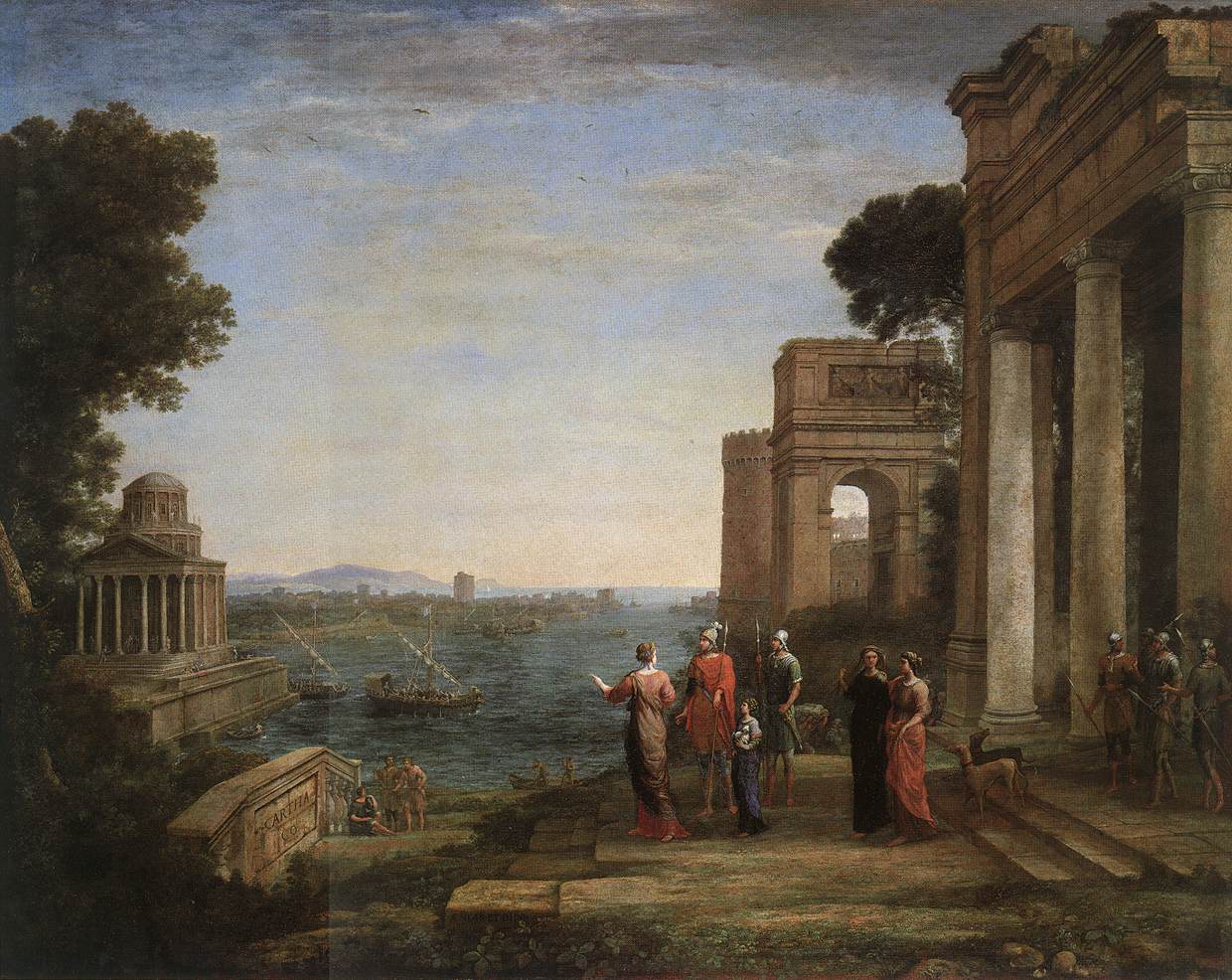 Dido's Farewell to Aeas in Carthage