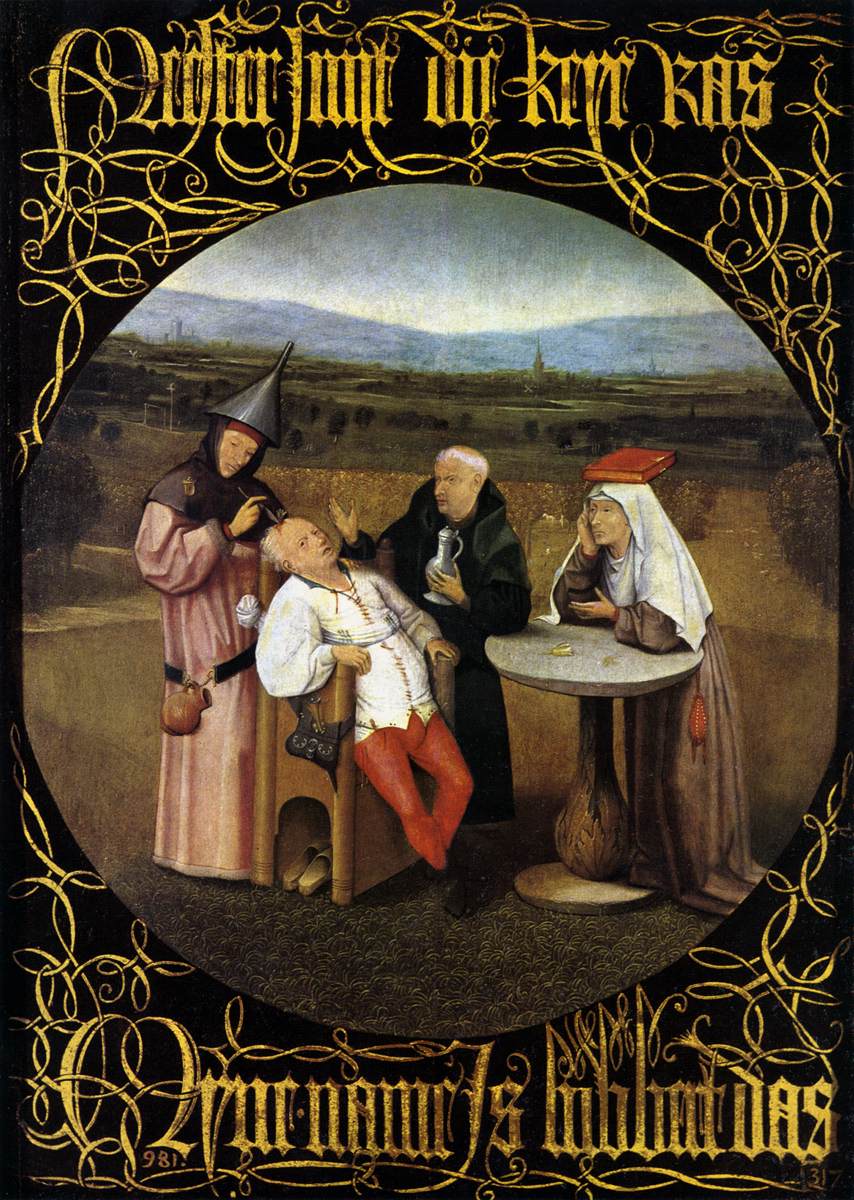 La guérison de la folie (extraction de la pierre de folie)