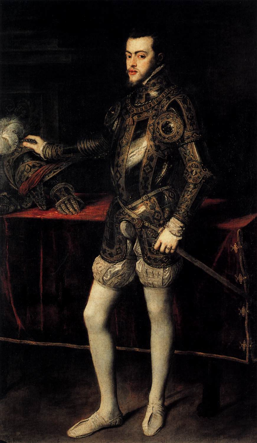 Retrato de Filipe II em armadura