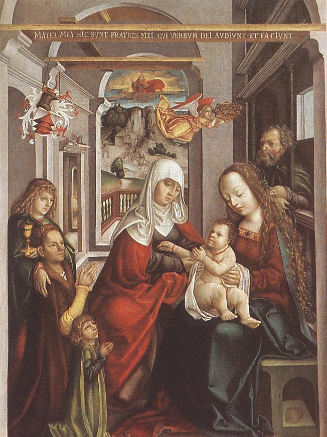 Santa Ana avec la Vierge et l'enfant