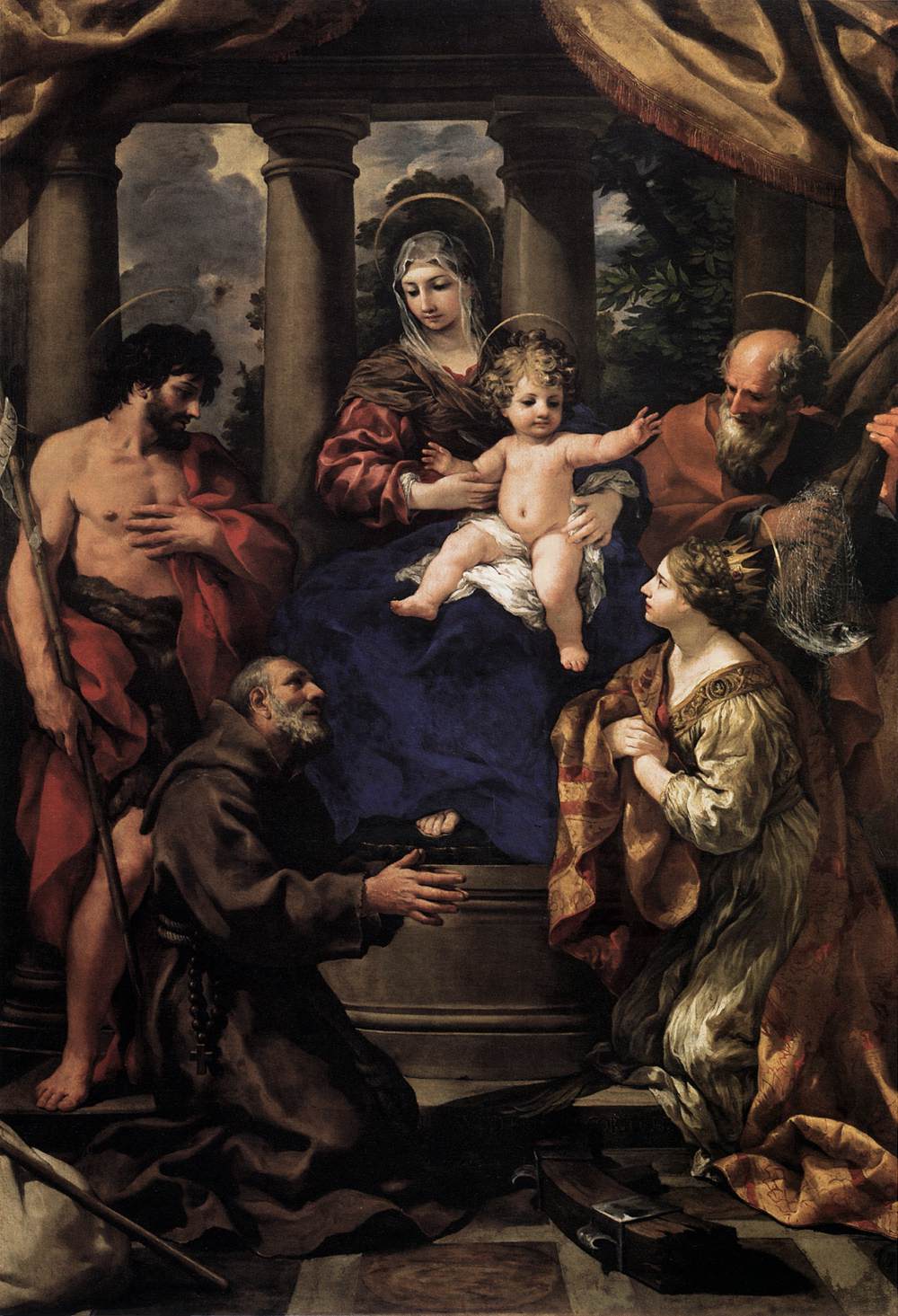 Madonna and Child with Saints