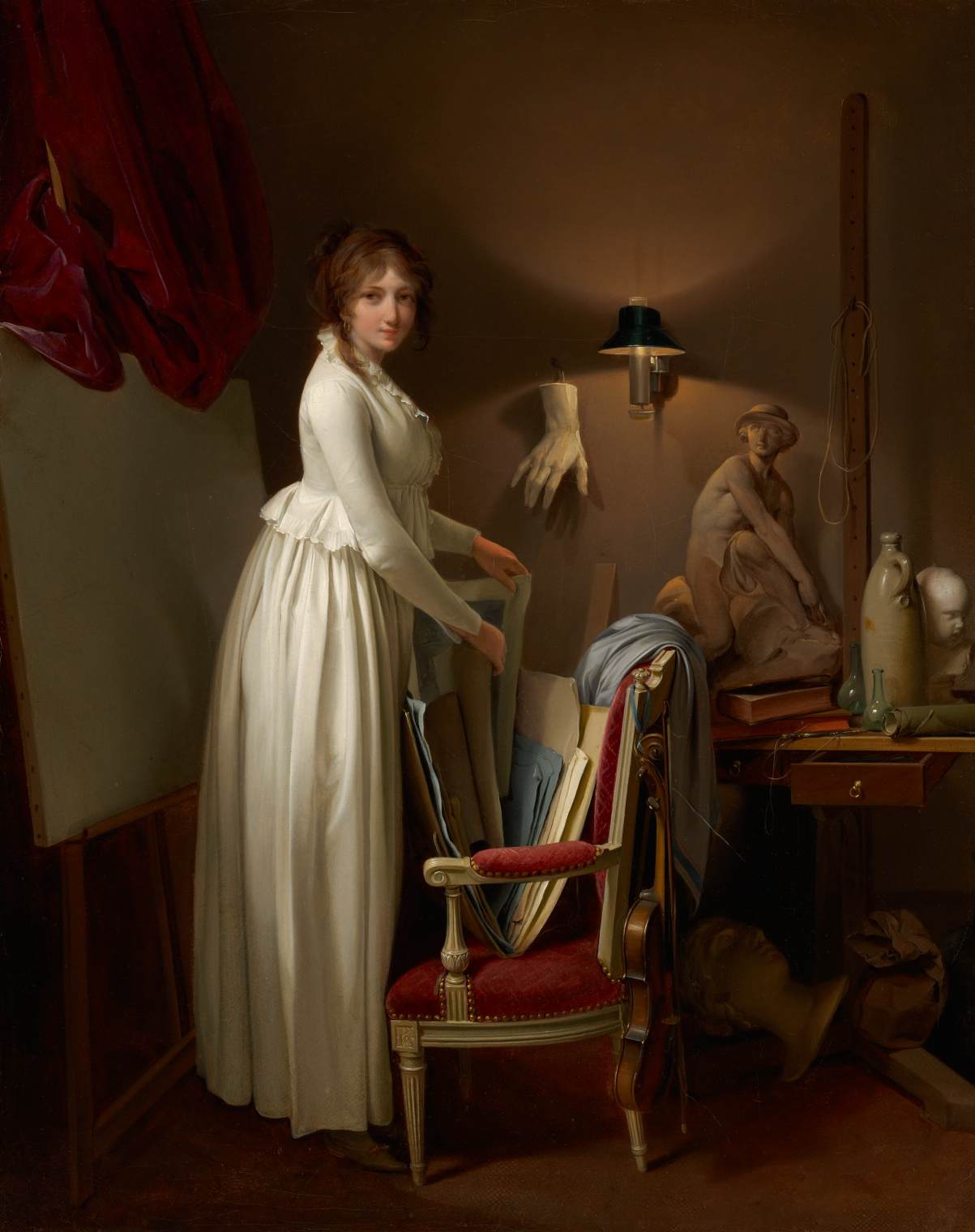 The Artist's Wife in her Studio