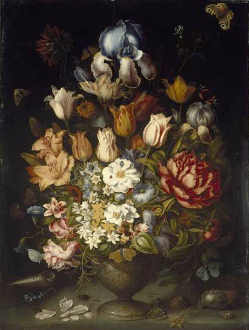 still life of flowers