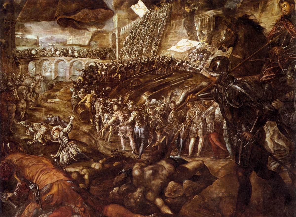 Parmas Gefangennahme durch Federico II