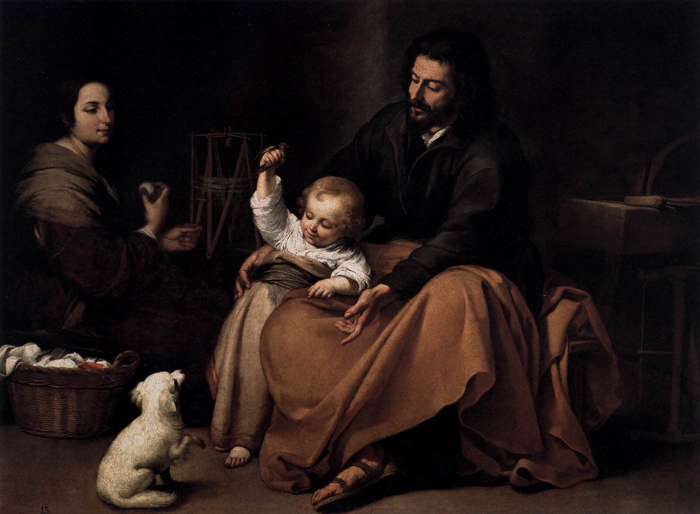 The Holy Family with a Bird