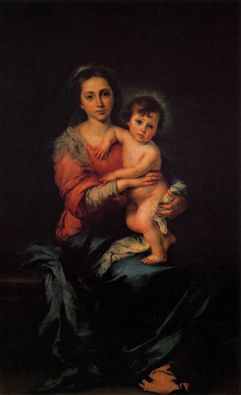 La vierge avec un enfant