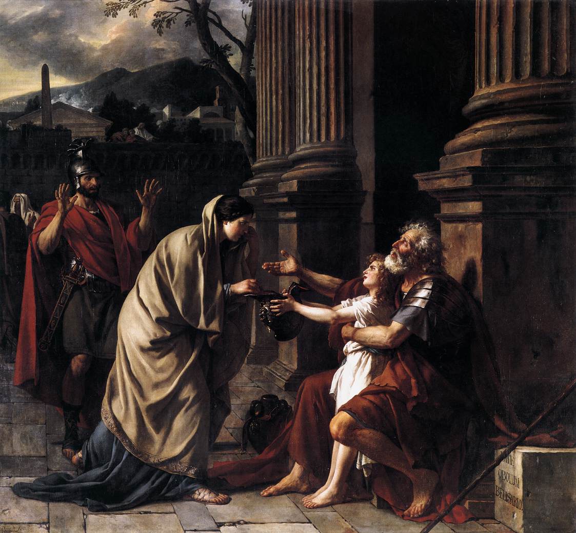 Belisario recevant l'aumône