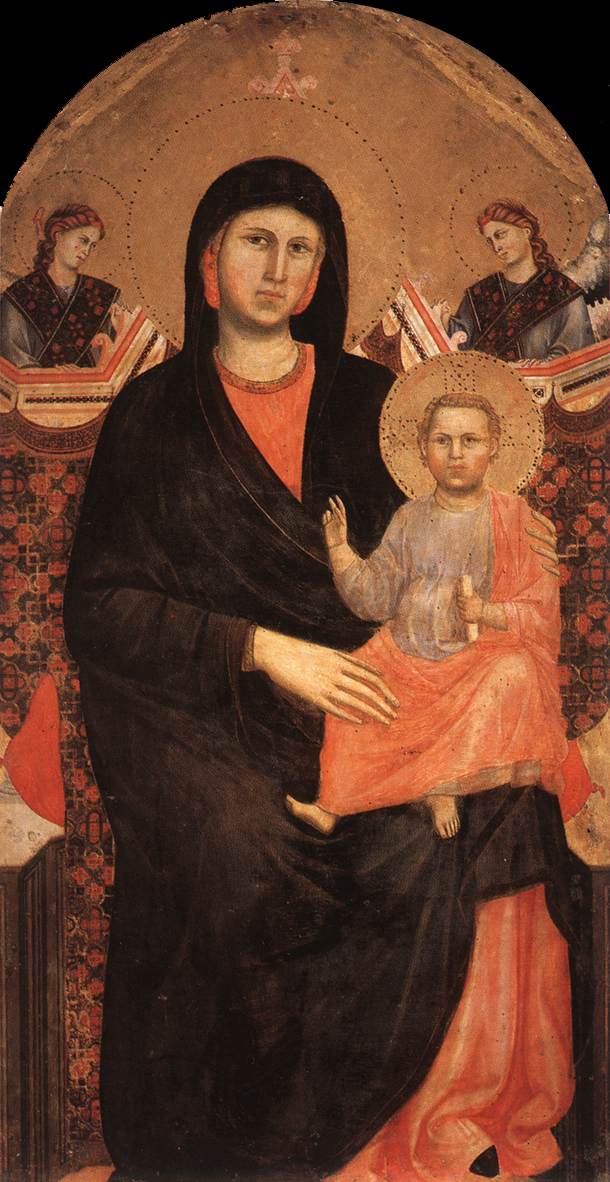 The Virgin Enthroned with the Child and Two Angels