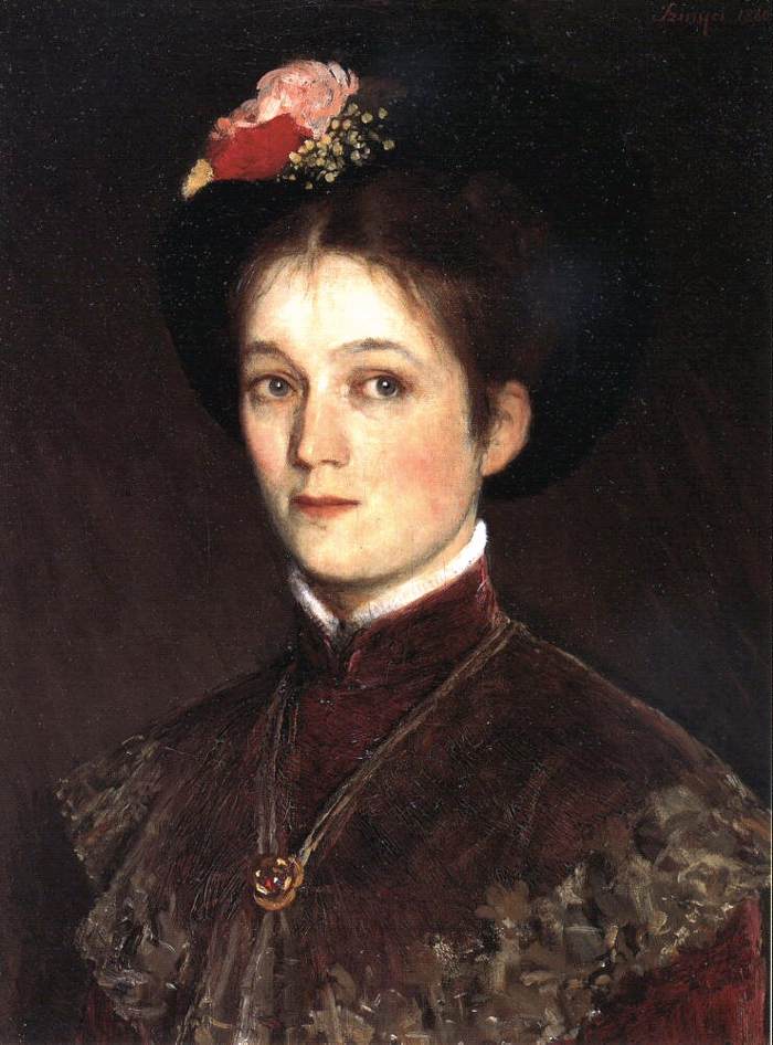 Sanatçının karısının portresi