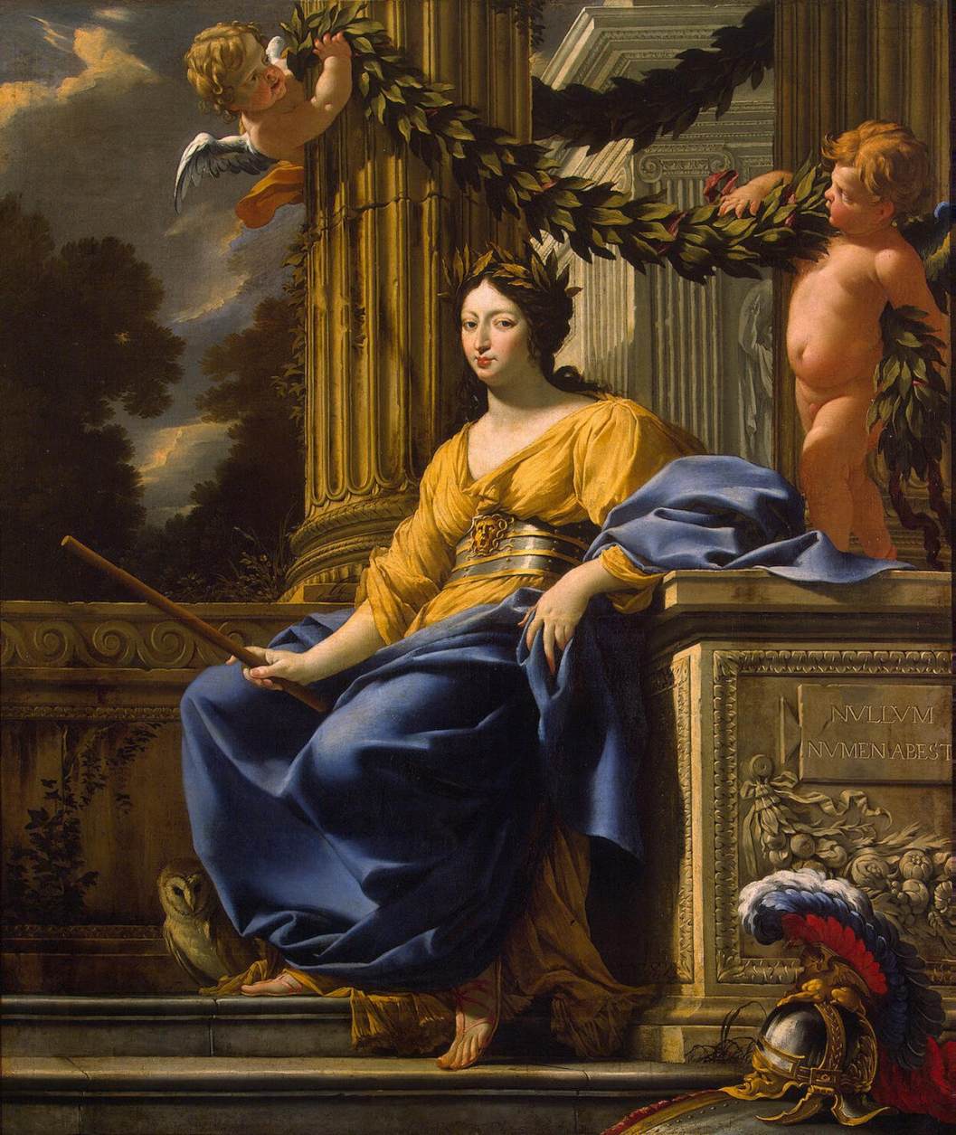 Retrato Alegórico de Ana de Austria Como Minerva