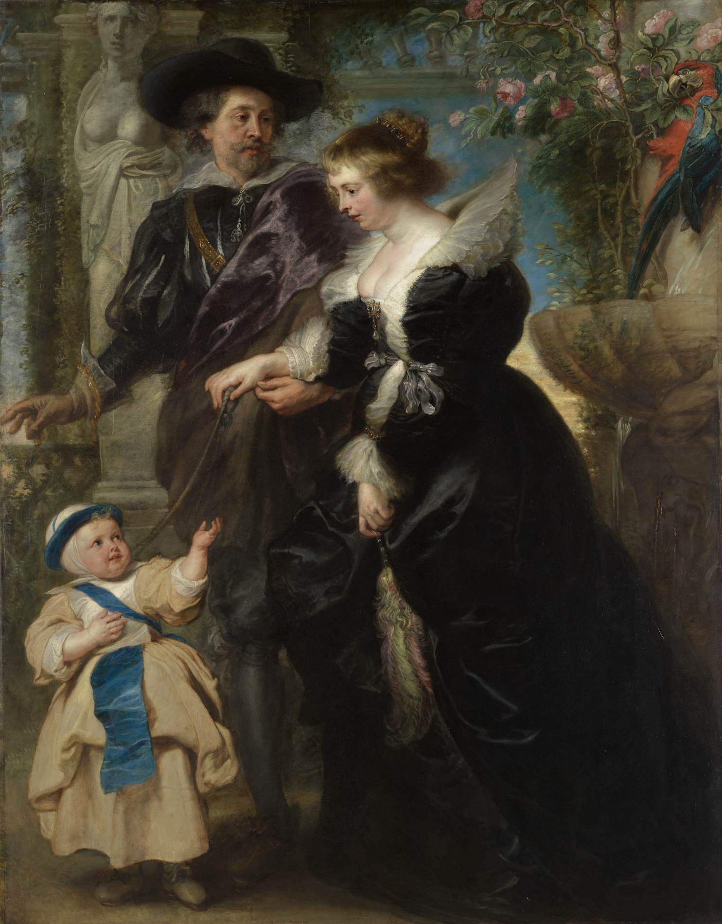 Rubens, Helena Fourment et son fils Frans