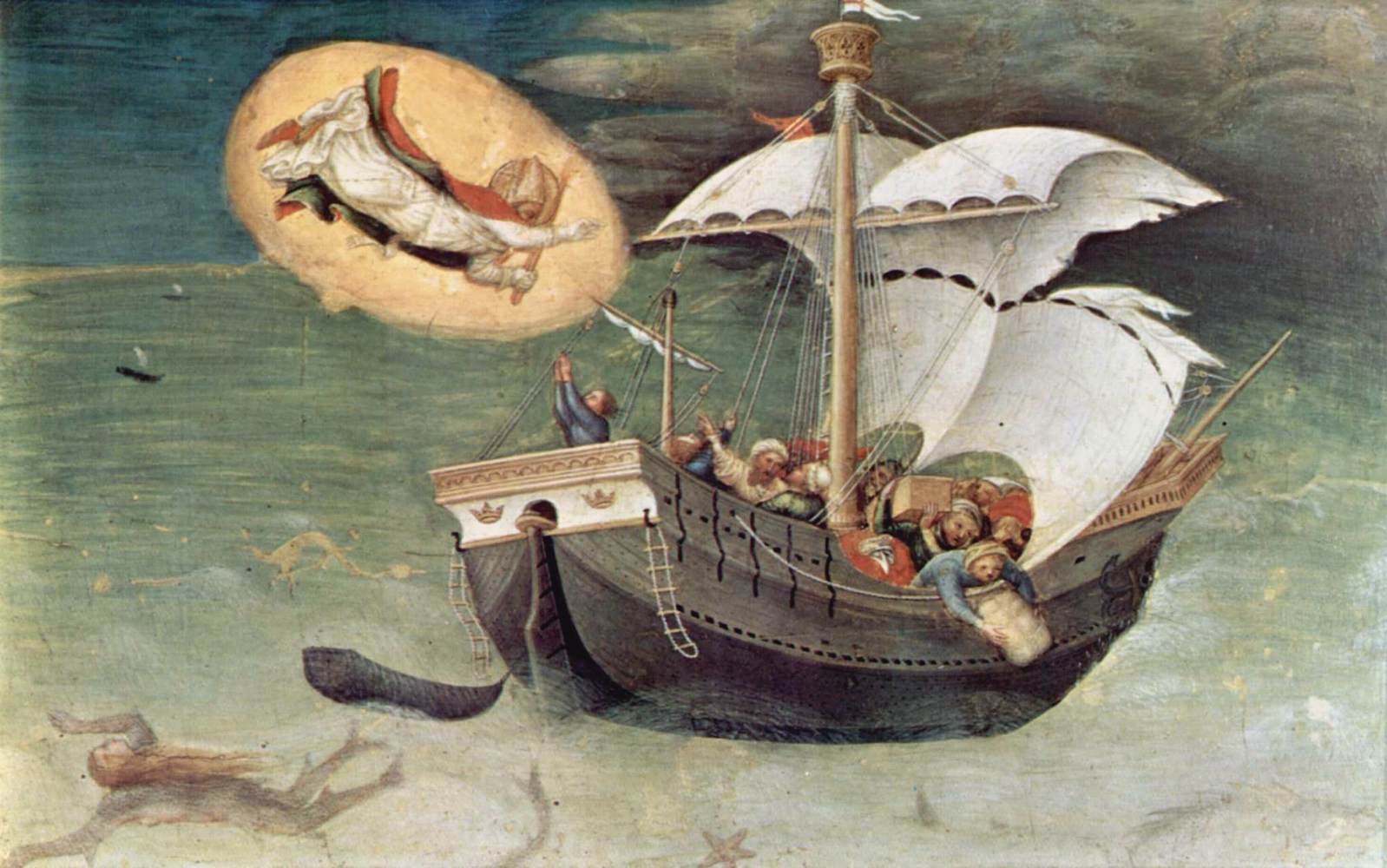 Quaratesi Polyptych: Saint Nicholas Saves a Storm Ship