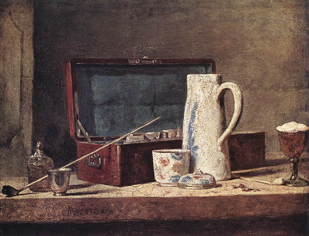 Still Life with a Pipe a Jug