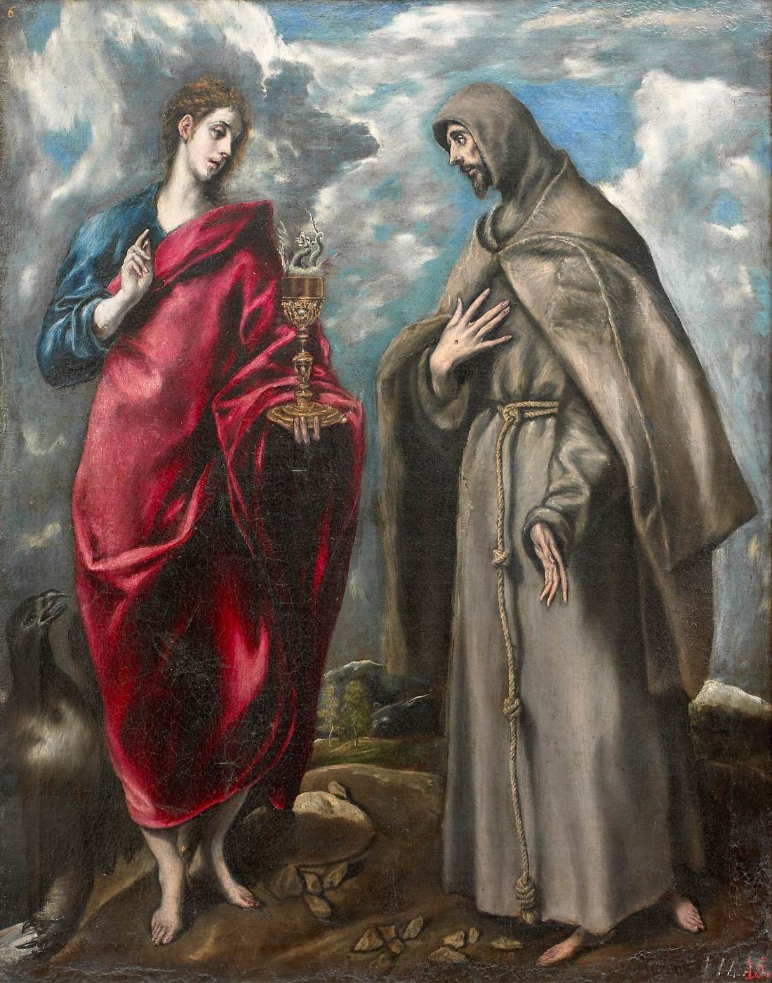Święty Jan Ewangelista i Francisco