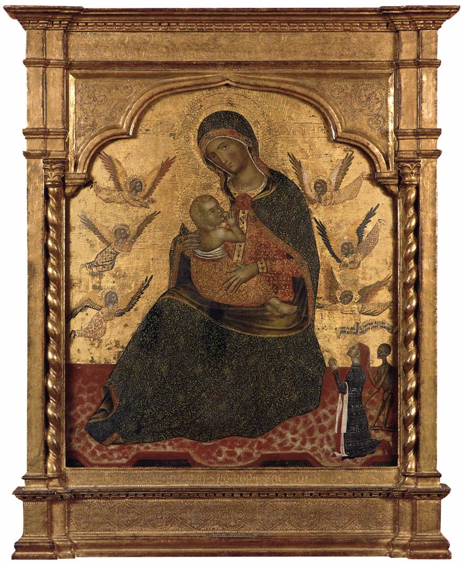 The Virgin of Humility with Angels and Donor
